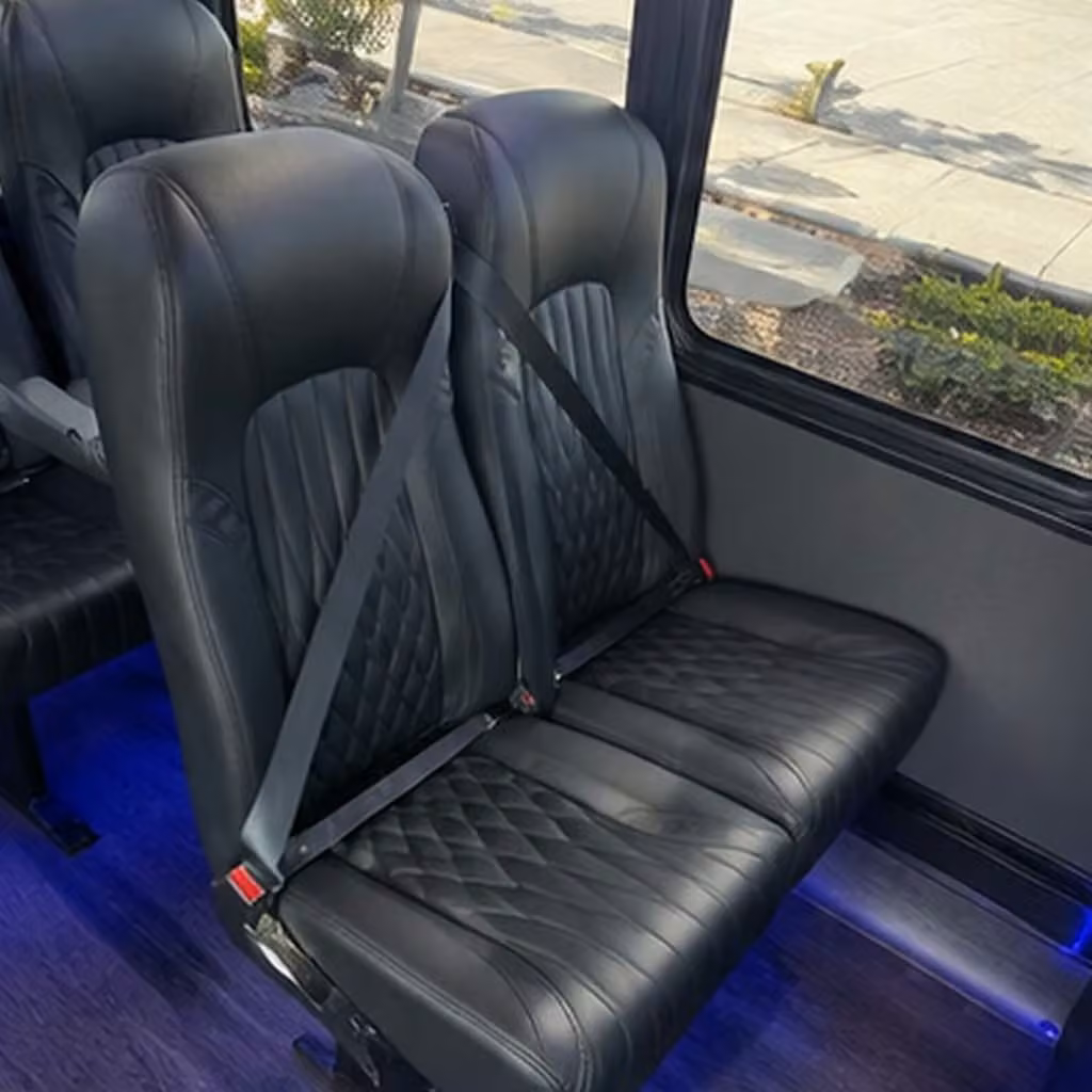 28 passenger minibus inside
