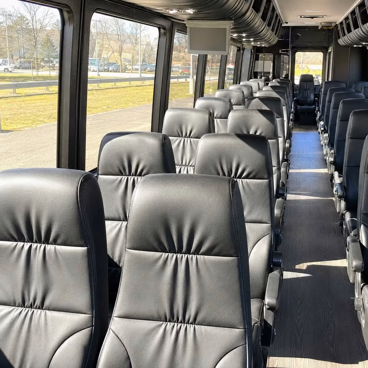 28 passenger minibus interior