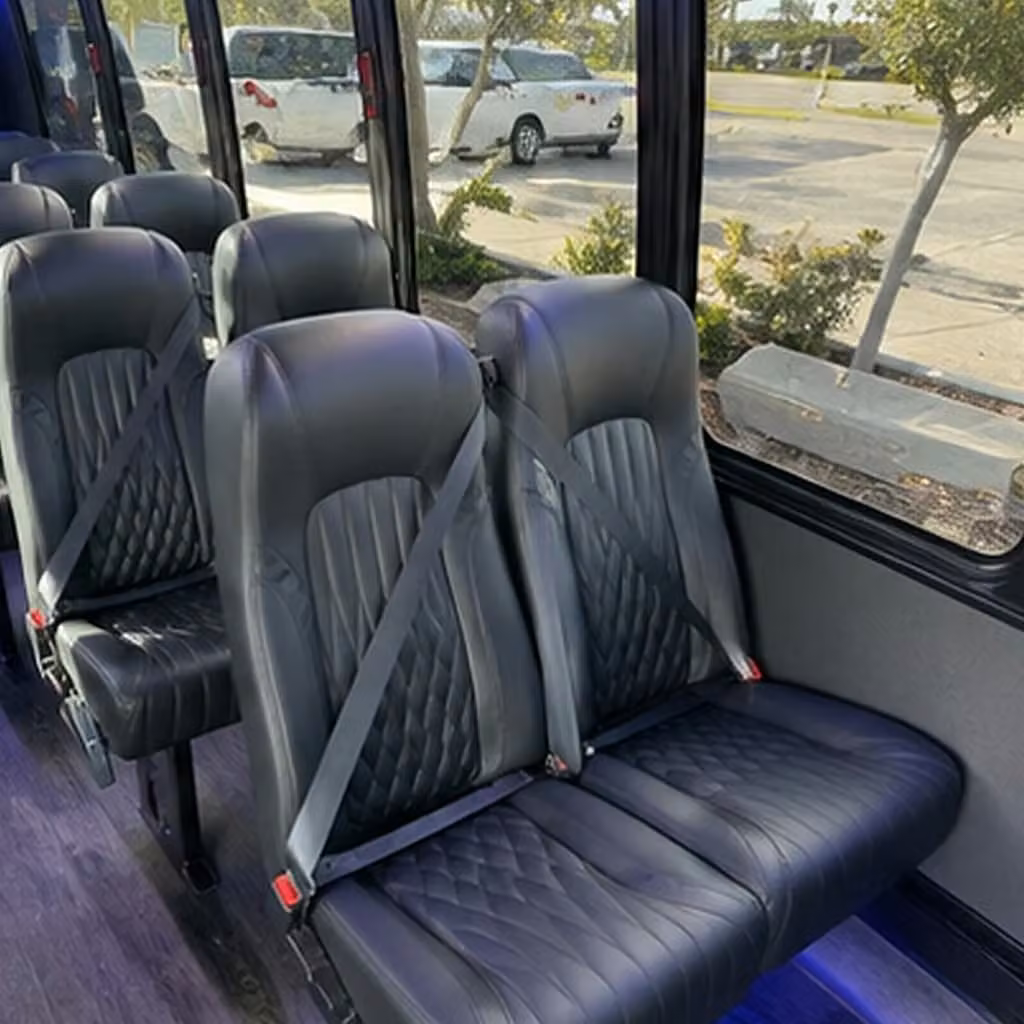30 passenger minibus inside