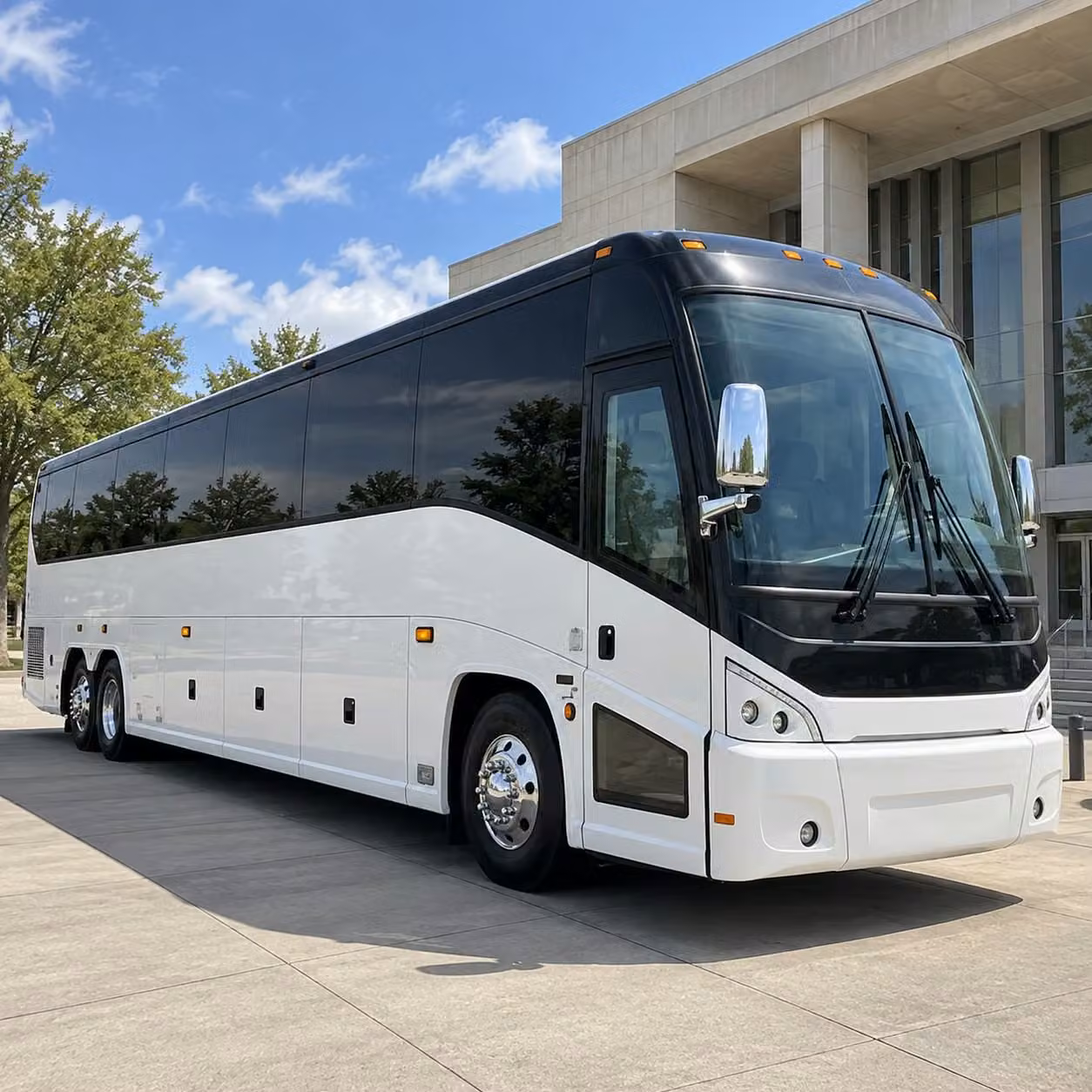 56 passenger charter bus